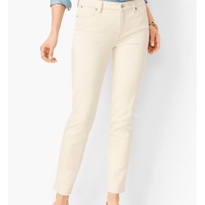 Talbots natural denim slim ankle jeans SZ 16